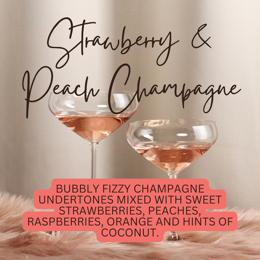 Strawberry & Peach Champagne
